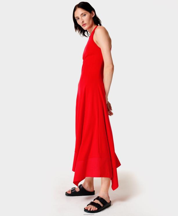Sweaty Betty mujer vestido de corredor de deriva NX4X833 ropa rojo arándano